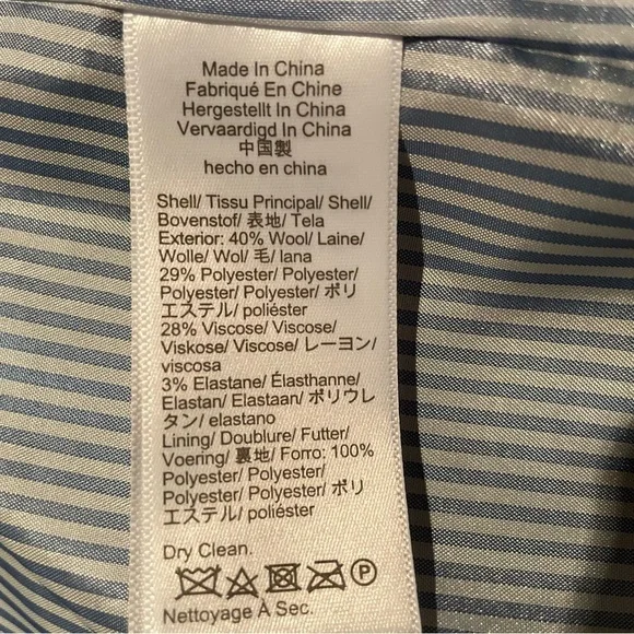 J. Crew Factory Navy Blazer with Gold Buttons - Picture 4 of 4